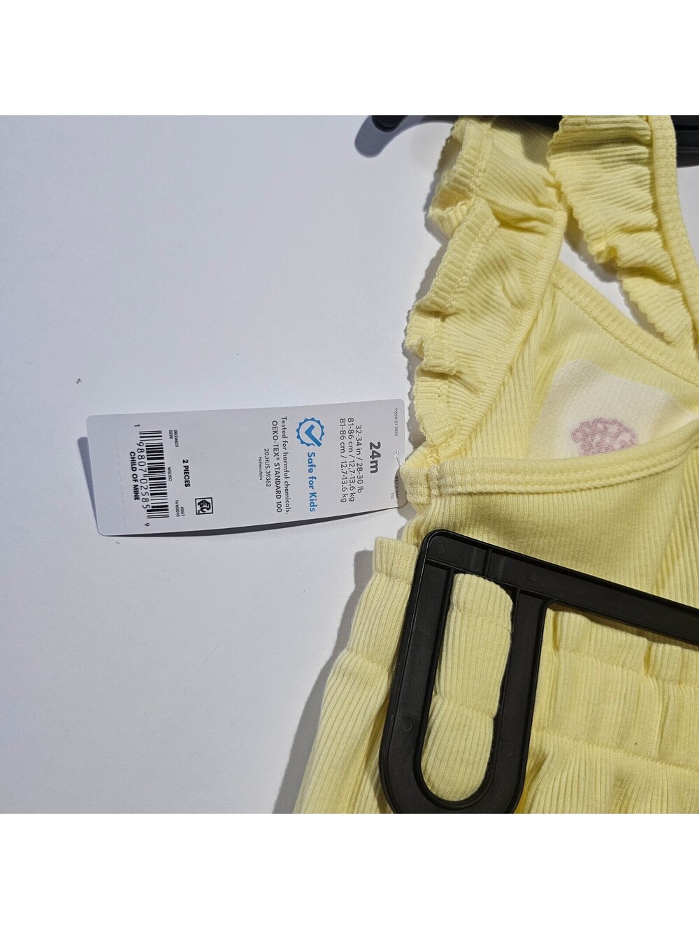 Carters baby yellow sleeveless romper 18-24M - Picture 3 of 3